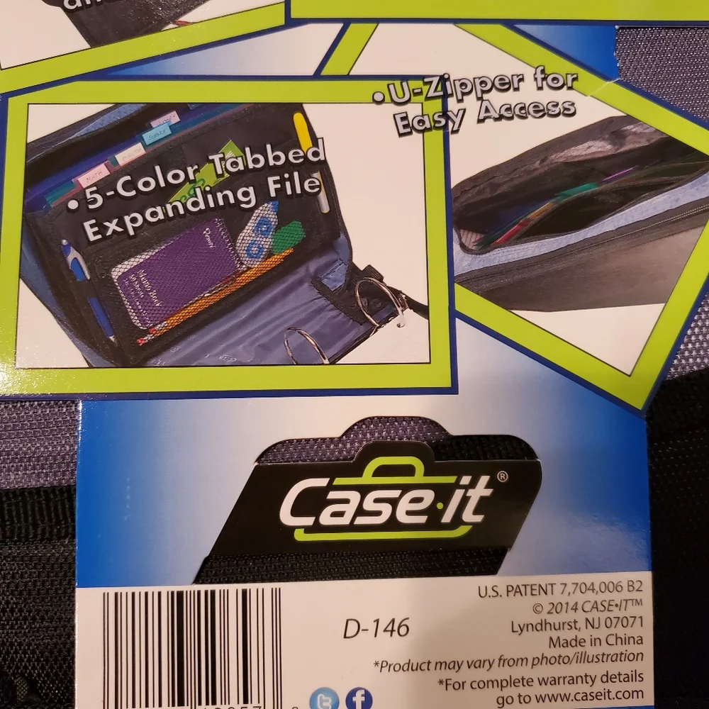 The Mighty Zip Tab Case it 3 Ring Binder 3